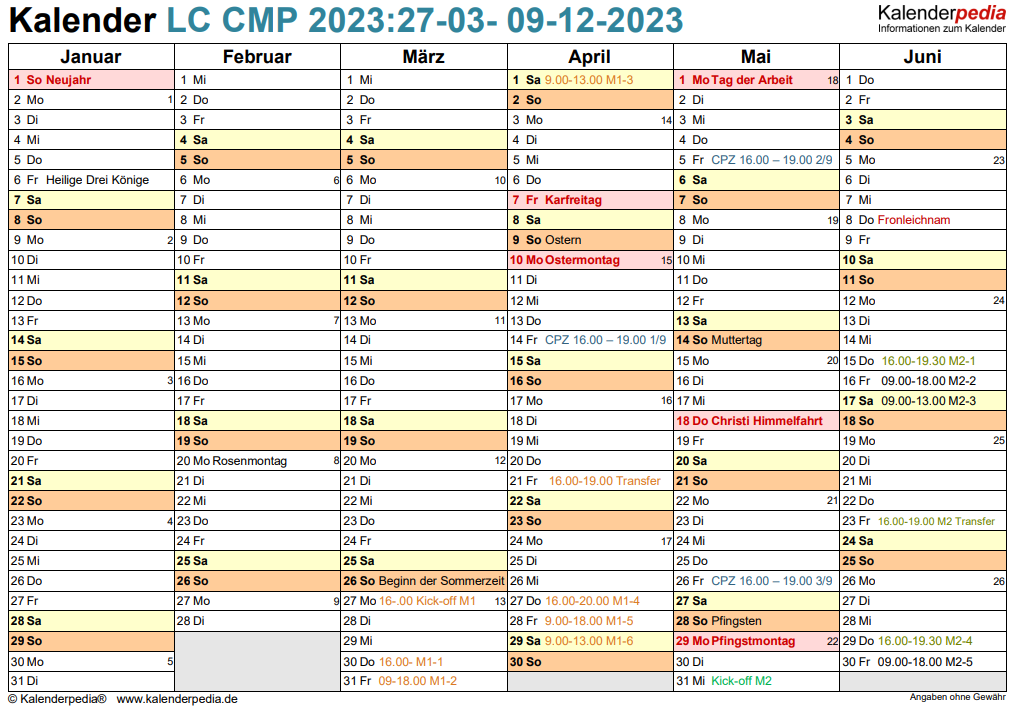 calender calender